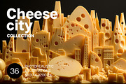 Cheese City. 36 images, a Food Illustration by Handmadefont (Thumbnail 1 of 11)