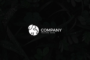 Green Planet Logo Template