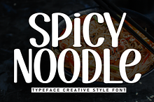 Spicy Noodle | Script Font