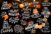Christmas cards with hand lettering, an Illustration by Anna's Creative Store (Thumbnail 4 of 5)