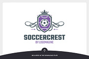 Soccer Crest Logo Template, a Branding & Logo Template by LOGOMAGINE (Thumbnail 9 of 13)