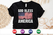 God Bless America 4th Of July, an Object Graphic by SVGCuteShop (Thumbnail 3 of 3)