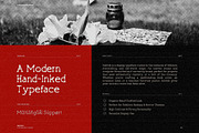 Inkfolk Modern Hand-Inked Font, a Blackletter Font by Vadovastd (Thumbnail 3 of 7)