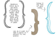Hand drawn Brackets Clipart, Brushes, an Illustration by Colors on Paper (Thumbnail 2 of 2)