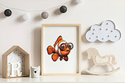 Cute Clownfish Clipart, an Illustration by CreationArt (Thumbnail 8 of 9)