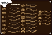 24 Lace Procreate brushes 02, a Brush Add-On by Nan'Heidi (Thumbnail 3 of 4)