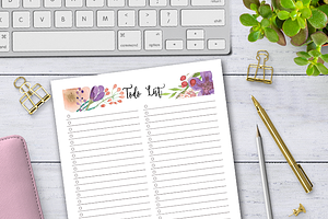 Notes Printable Planner Pages