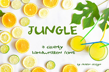 Fun handwritten font, Jungle