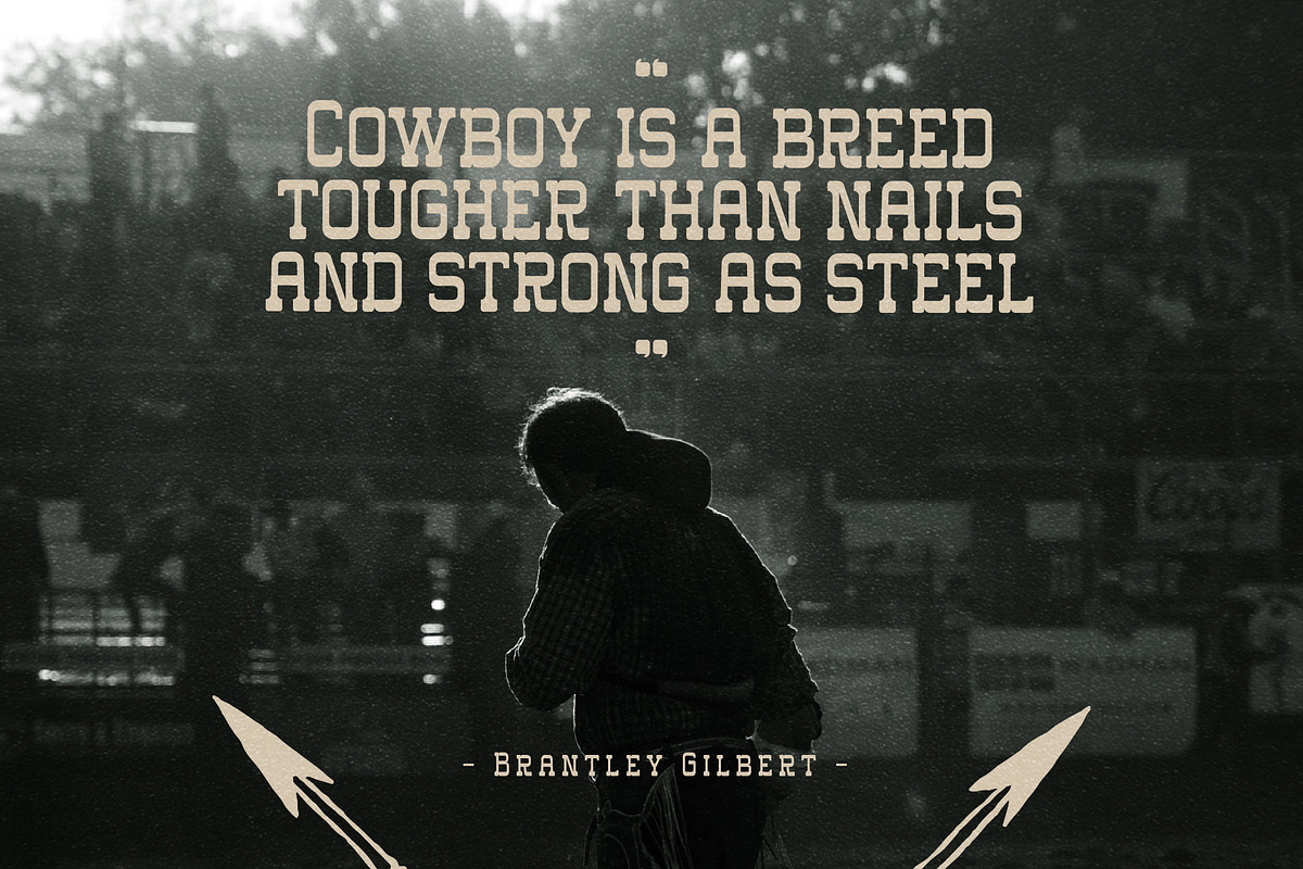 Western Carlo Retro Slab Serif Font, a Slab Serif Font by Storytype Studio (Photo 3 of 15)