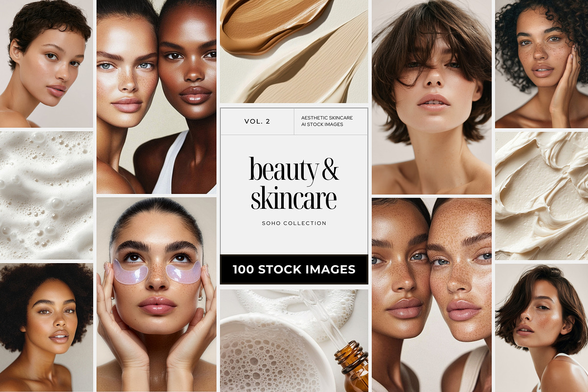 Skincare Beauty Stock Photo Bundle, a Beauty & Fashion Photo by COCO Designs (Photo 1 of 22)