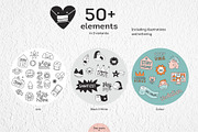 Virus doodles. Vector illustrations., an Object Graphic by anna khramtsova (Thumbnail 2 of 5)