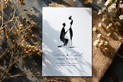 Elegant Ink Wedding Invitation, an Invitation Template by Filip Studio (Thumbnail 2 of 2)