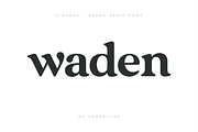 Vintage - Retro Serif Font, a Serif Font by Sensatype (Thumbnail 1 of 16)