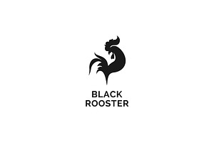 Beauty Elegant Rooster Silhouette, a Branding & Logo Template by yanuart