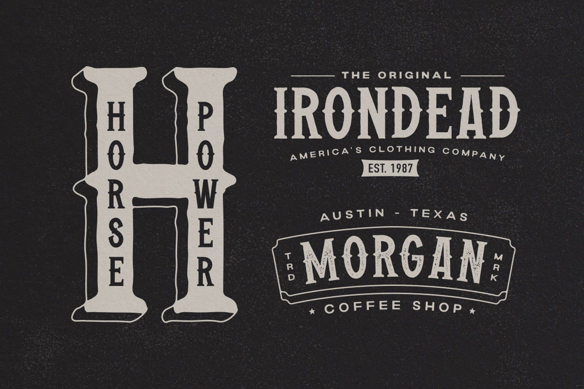 Forsaken - Display Font, a Blackletter Font by Letterhend Studio (Photo 3 of 8)