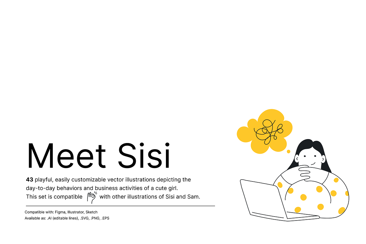 Sisi: 43 High-Quality Illustrations, a Person Illustration by BadBrother (Photo 2 of 18)