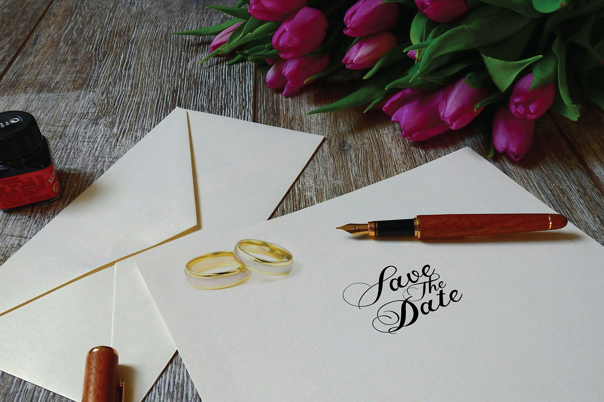 Callidar - Copperplate Script, a Script Font by Gittype (Photo 13 of 14)