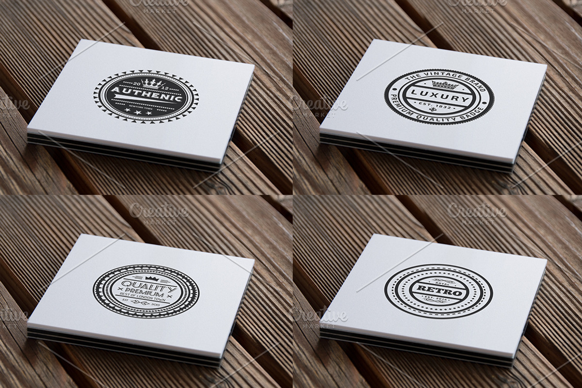 Retro Badge & Stamp Logo, a Branding & Logo Template by The Craftsman (Photo 10 of 12)