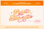 Modern Lettering Fonts Collection, a Script Font by Heritage Type Co. (Thumbnail 9 of 21)