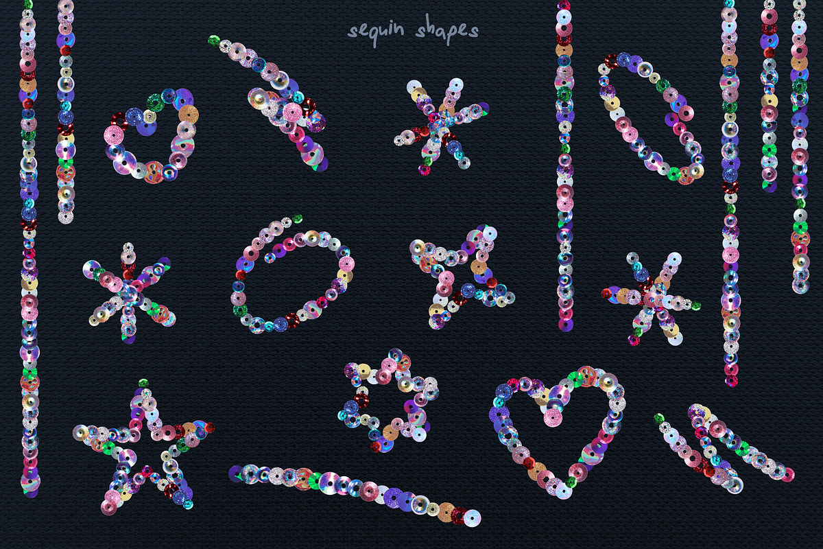 Glam Sequin: Digital Toolkit, an Object Graphic by Anastasiia VNSK (Photo 8 of 15)