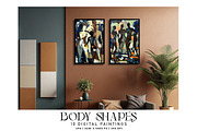 Body Shapes Paintings, a Decorative Illustration by Digital Art Creations (Thumbnail 4 of 5)