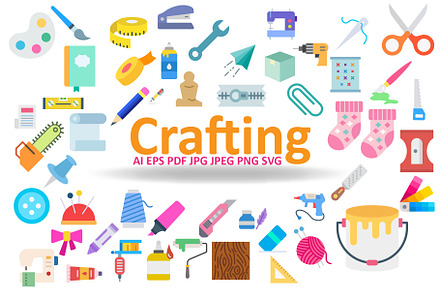 Handmade Masterpieces Art & Craft., an Icon by Vector Portal