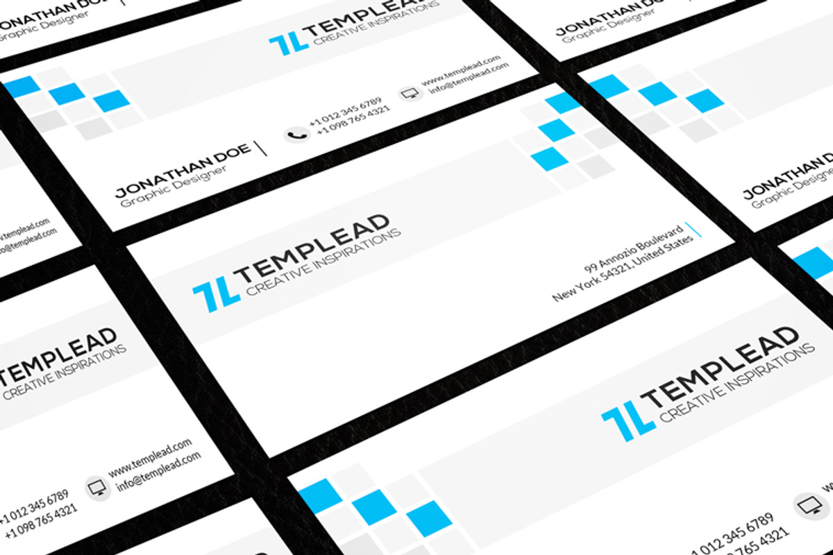 Corporate Business Card CM139, a Business Card Template by annozio (Photo 4 of 4)
