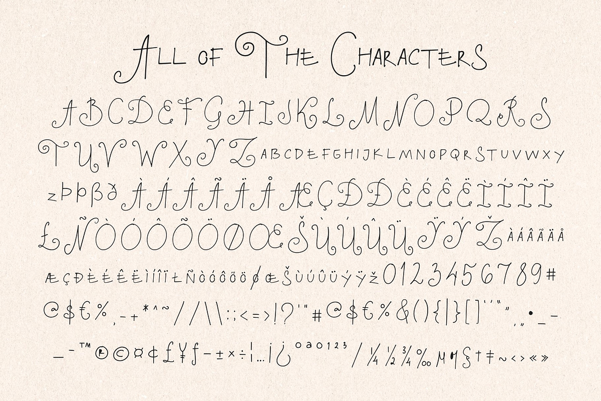 CS Dorinda, a Handwritten Font by Craft Supply Co. (Photo 8 of 8)