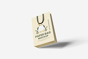 Paper Bag Mockup, a Merchandise Mockup by bimockup (Thumbnail 3 of 6)