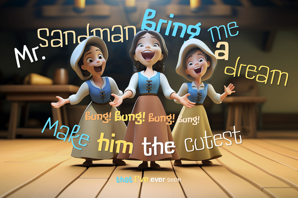 Craliccoob modern kids children font, a Sans Serif Font by popskraft (Photo 9 of 13)