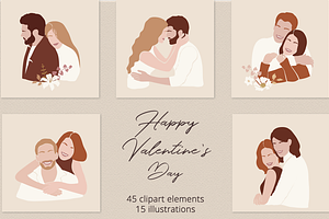 Happy Valentine’s Day  Illustrations