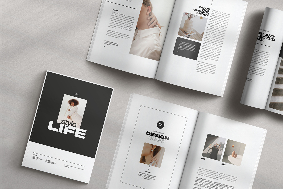Life Style Magazine, a Magazine Template by Creatiya Type (Photo 5 of 11)