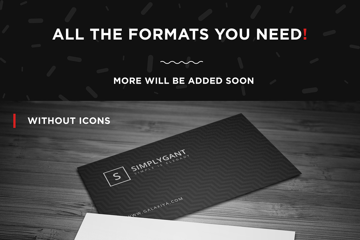 Modern Professional Business Cards, a Stationery Template by Galaxiya (Photo 4 of 17)
