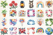 Cute Positive Quotes Clipart, an Illustration by DreamCafeArt (Thumbnail 2 of 4)