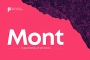 Mont, a Sans Serif Font by Fontfabric (Thumbnail 1 of 5)