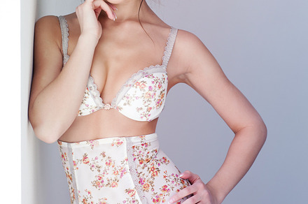 Sexy young woman in lingerie stock photo containing woman and body