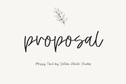 Proposal, a Font by Sofia Skoog (Thumbnail 1 of 9)
