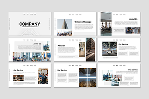 Company - Dashboard Google Slides