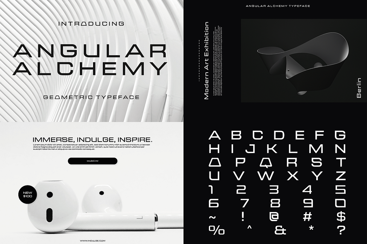 Futuristic Font Bundle - 93 Fonts!, a Sans Serif Font by HipFonts (Photo 10 of 13)