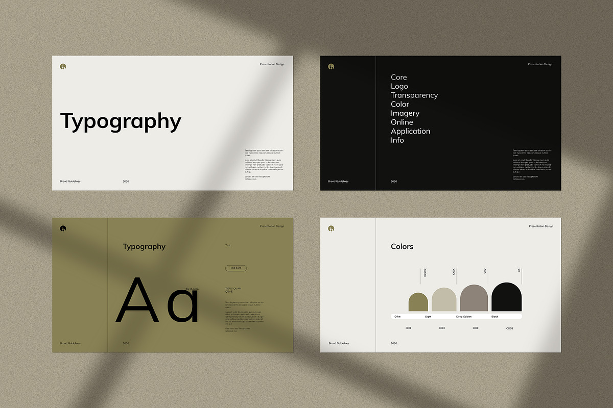 Brand Guidelines Template, a Presentation Template by PrintIdea (Photo 5 of 11)