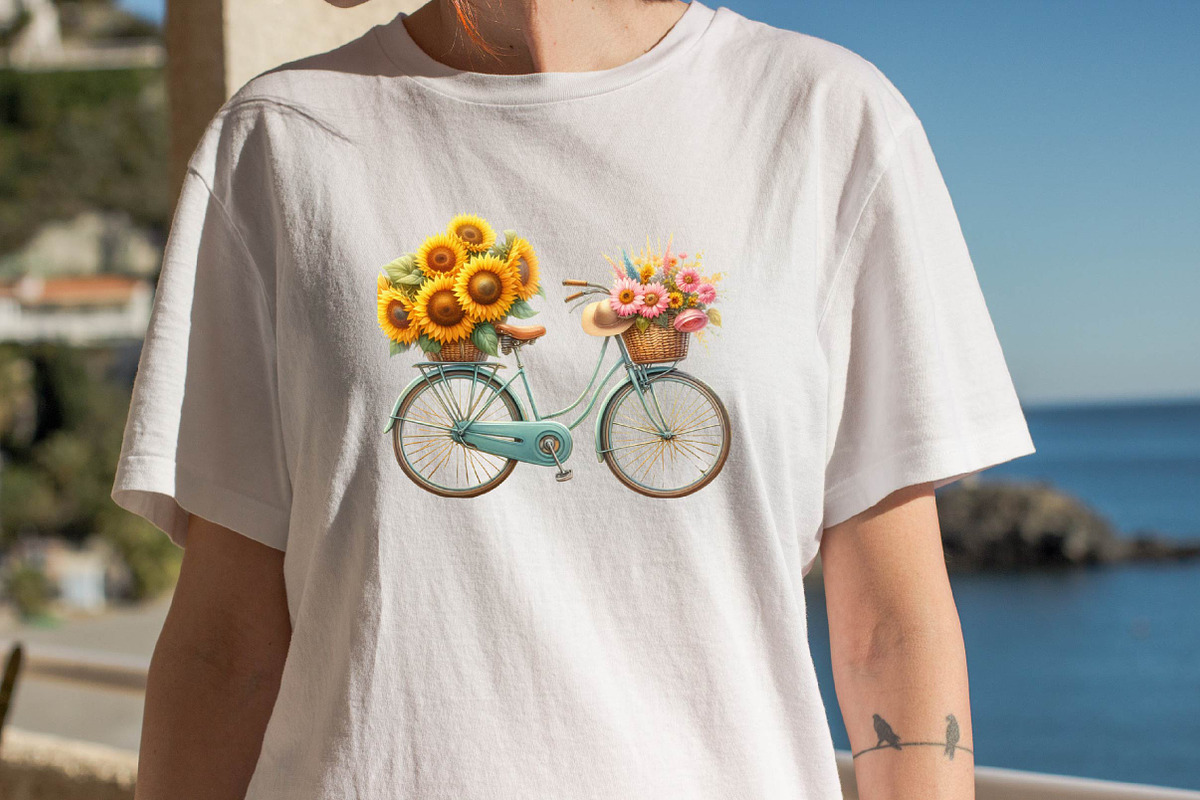 Summer Sunshine Sunflower Clipart, an Illustration by SVGArt (Photo 3 of 8)