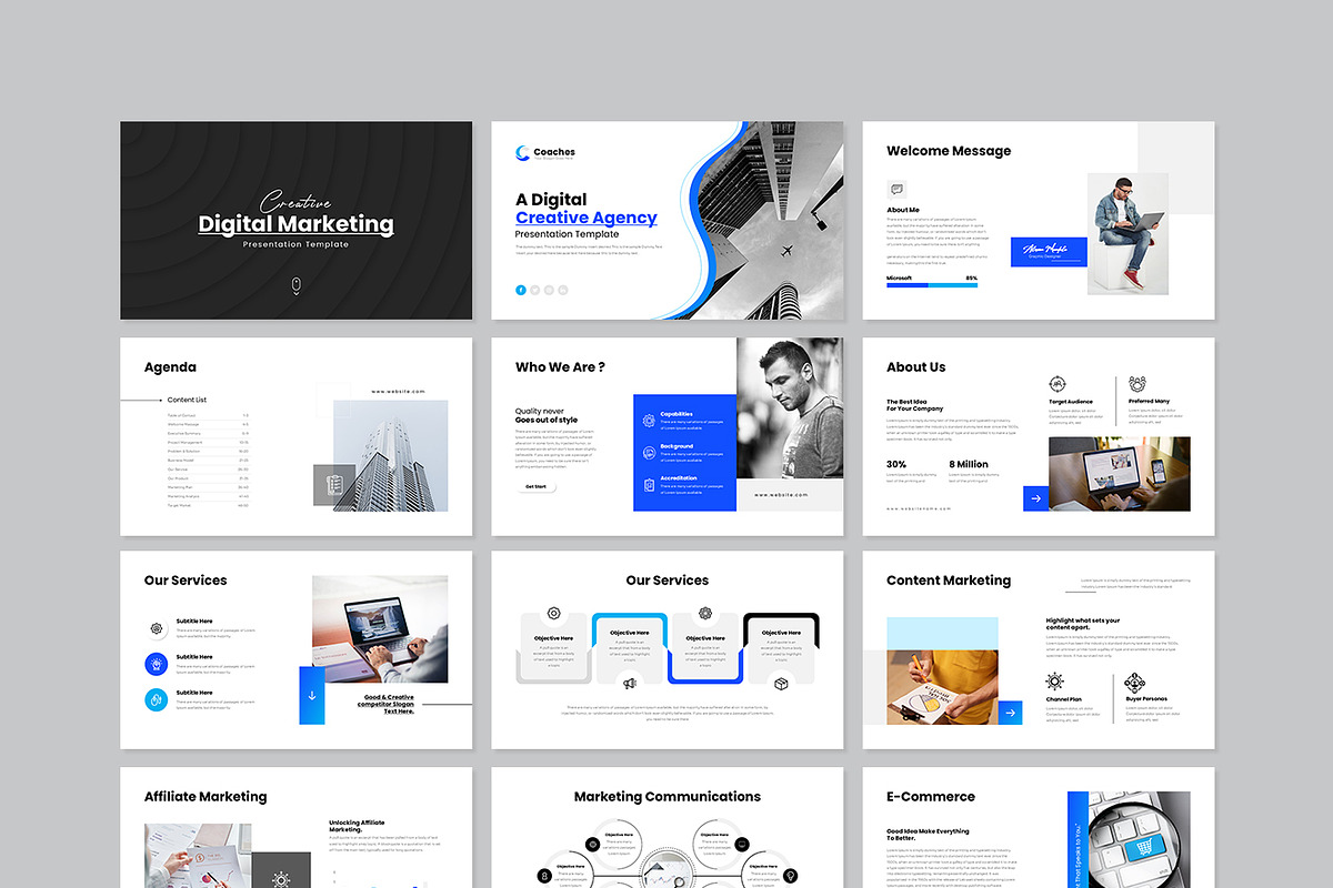 Digital Marketing Presentation, a Presentation Template by GenerousArt (Photo 7 of 8)