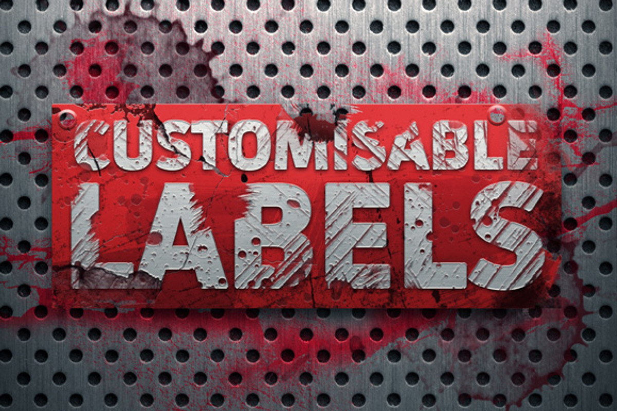 RUSTY LABELS, an Object Graphic by mockupbank (Photo 1 of 3)