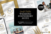 Wedding Stationery Suite, an Invitation Template by Monogram World (Thumbnail 1 of 9)