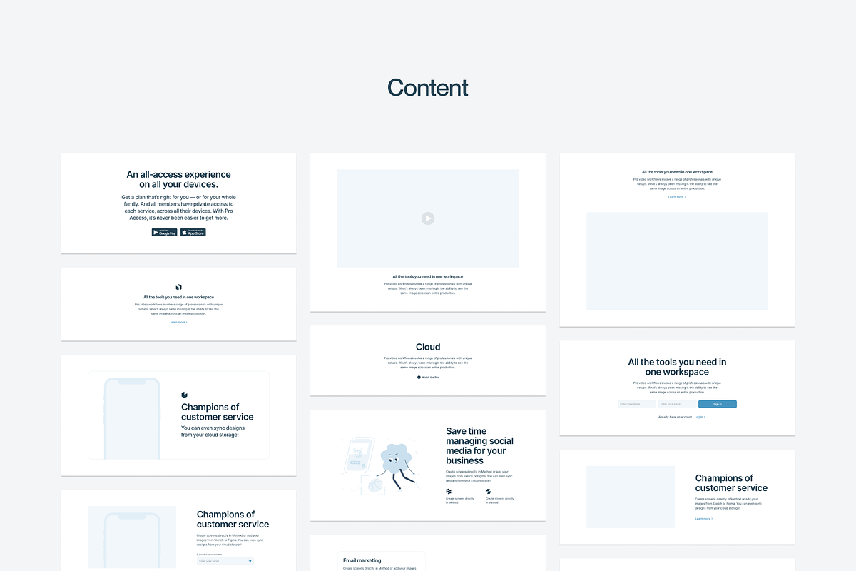 Blank Wireframe Kit, a Templates & Theme by Craftwork (Photo 7 of 11)