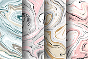 Vector Pastel Marble Patterns, a Pattern Graphic by Iryna Denysova (Thumbnail 2 of 7)