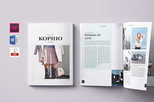 KOPIHO/ Magazine Template, a Magazine Template by obidullah_01