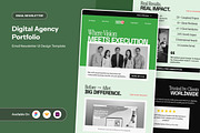 Contemporary Agency Portfolio Email, a Landing Page Template by twinstd (Thumbnail 1 of 5)