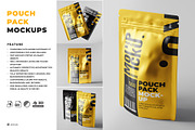 Pouch Pack Mockup, a Packaging Mockup by Artnivora.Std (Thumbnail 1 of 4)
