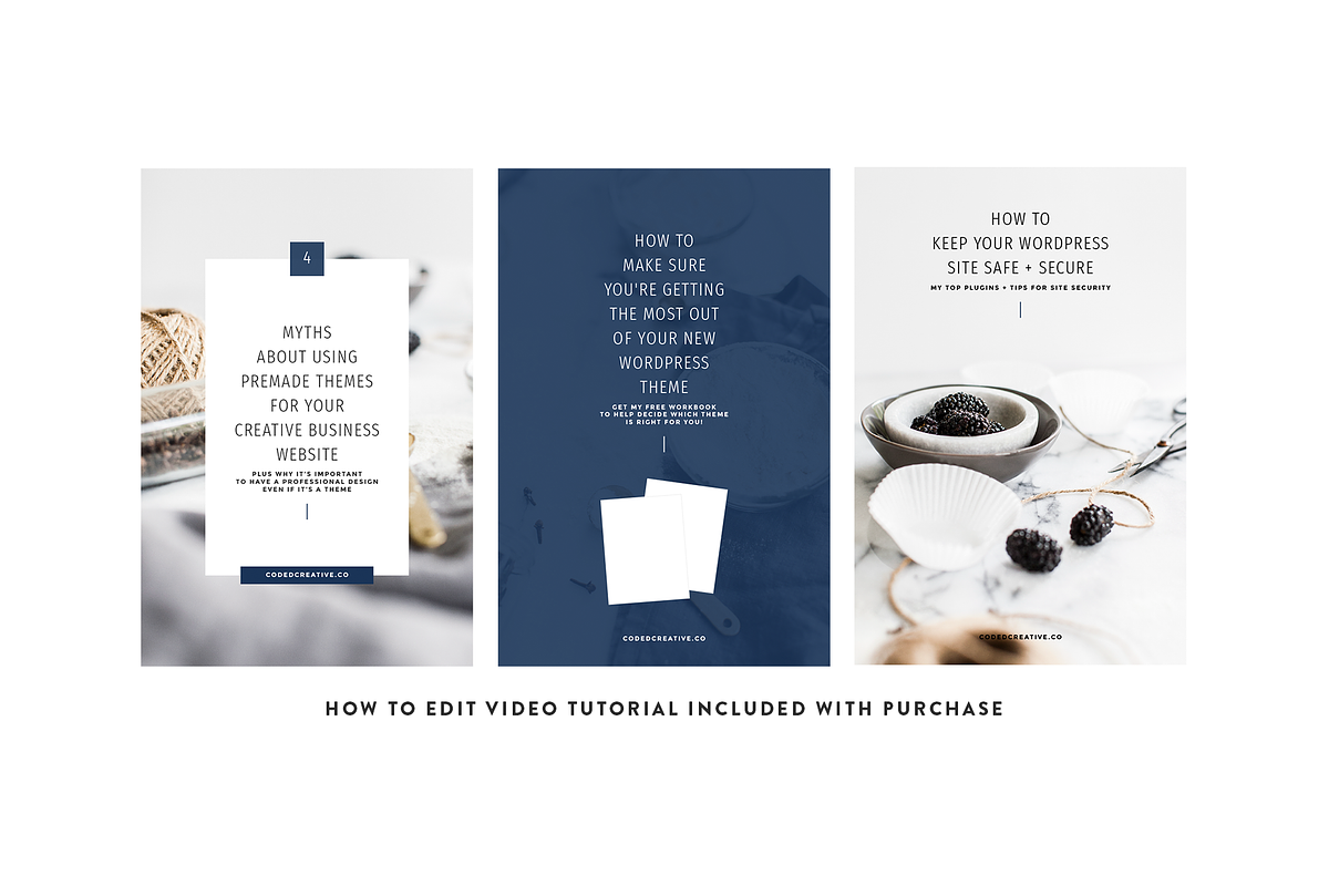 Sugar Pinterest Templates, a Social Media Template by Coded Creative (Photo 4 of 6)